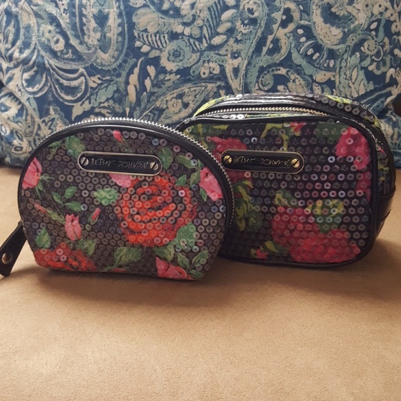 Betsey Johnson Handbags - Betsey Johnson cosmetic bags